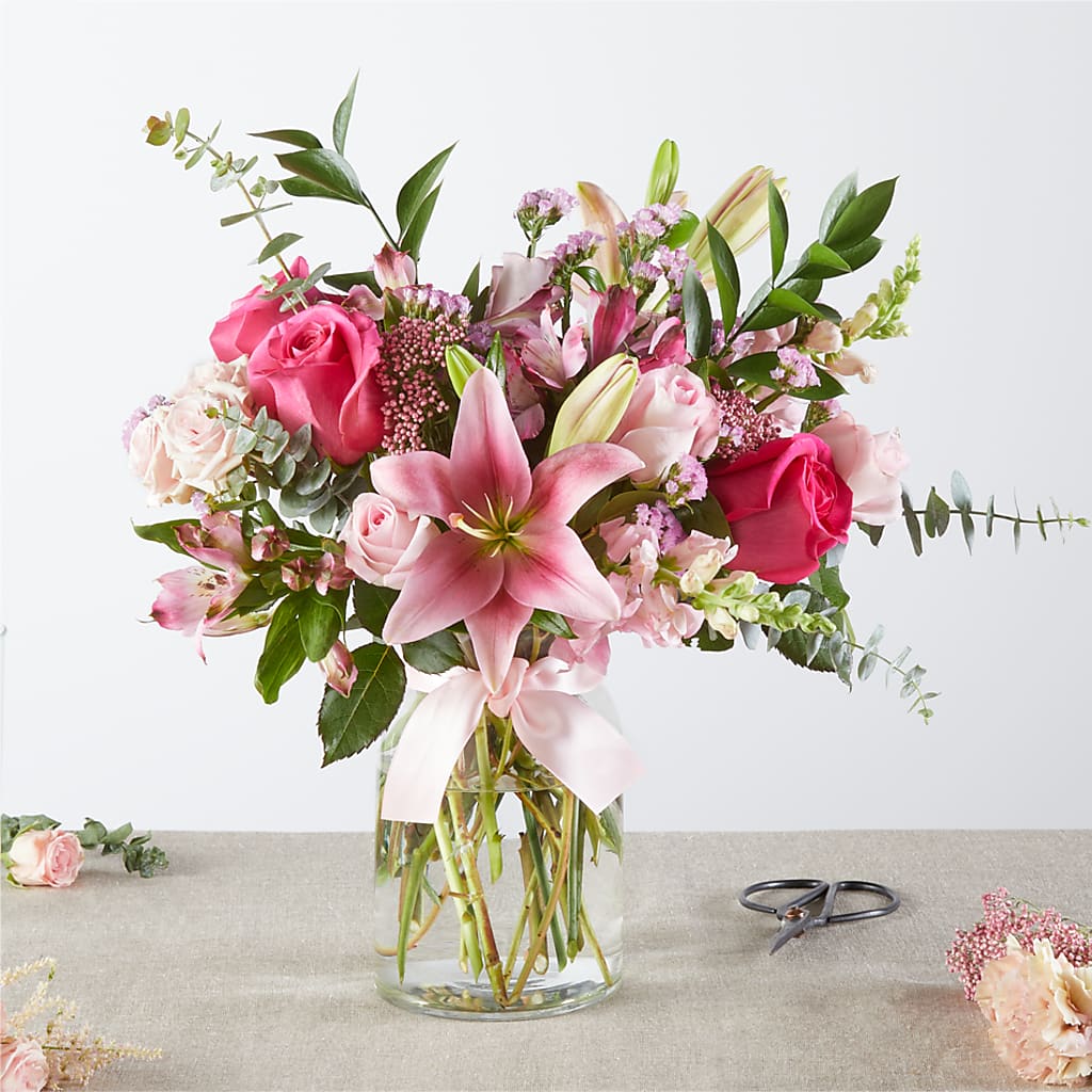 Pink Ribbon - A Florist Original – CANDY'S CREATIONS, Hermitage MO