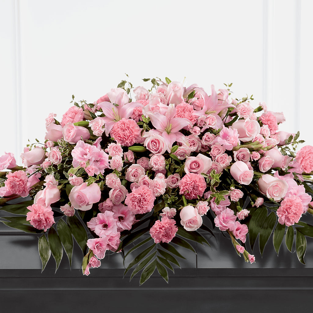 Garden of Comfort Casket Spray (Standard) – CANDY'S CREATIONS, Hermitage MO