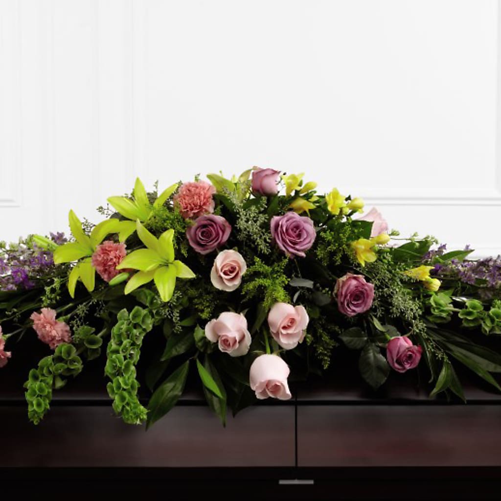 Forever Beloved Casket Spray – CANDY'S CREATIONS, Hermitage MO