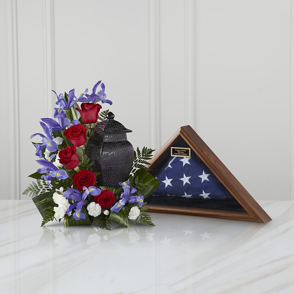 Patriotic Tribute Arrangement – CANDY'S CREATIONS, Hermitage MO