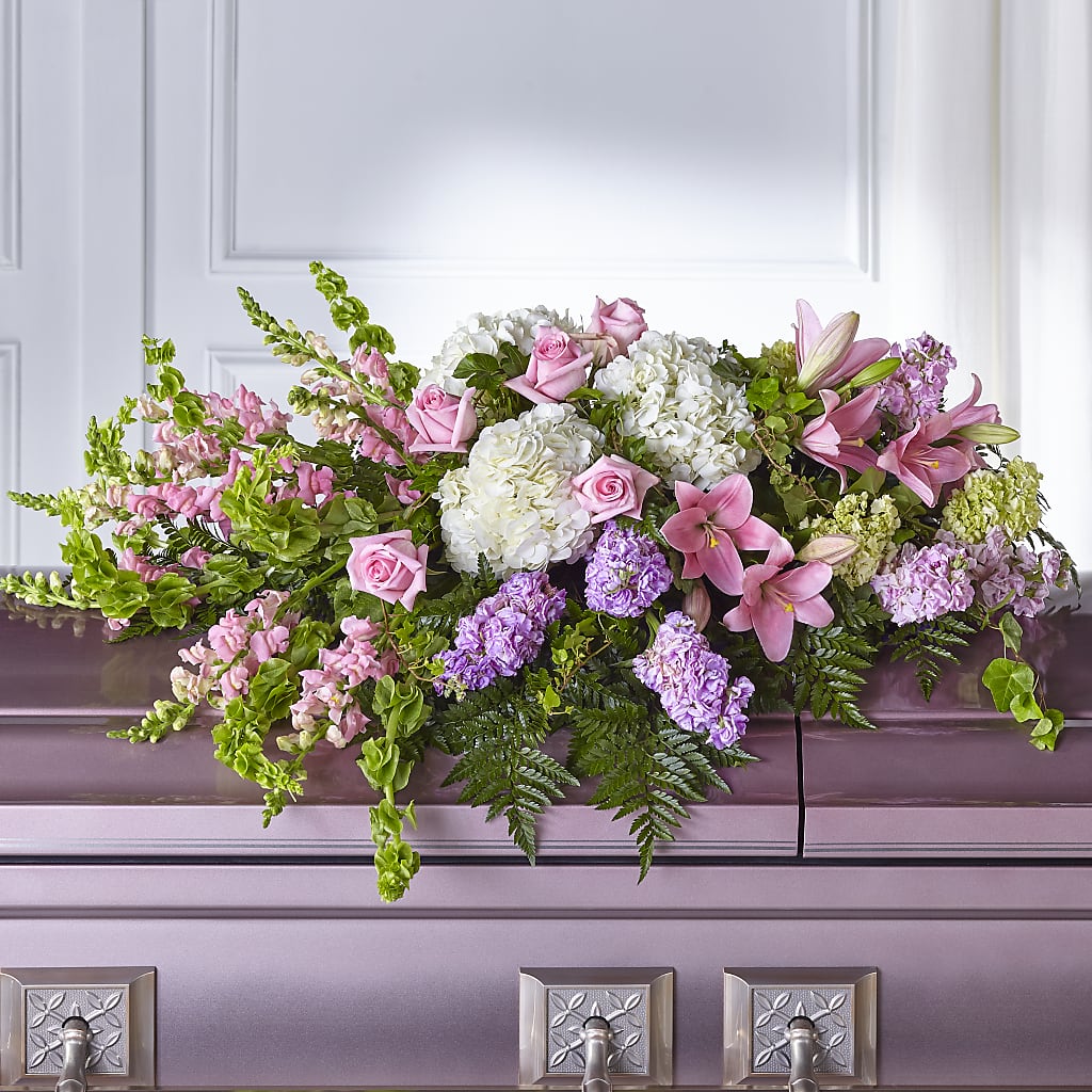 Life's Gratitude Casket Spray – CANDY'S CREATIONS, Hermitage MO