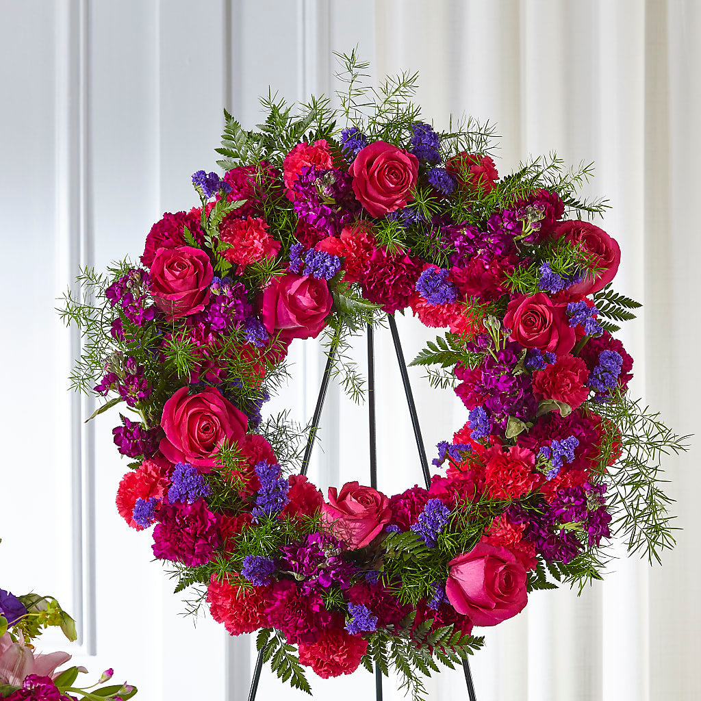 Calming Colors Wreath – CANDY'S CREATIONS, Hermitage MO