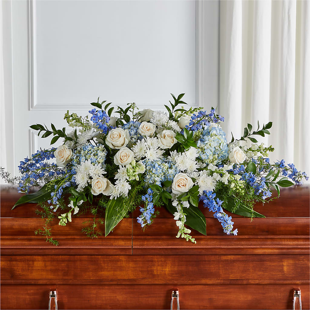 Timeless Essence Casket Spray – CANDY'S CREATIONS, Hermitage MO