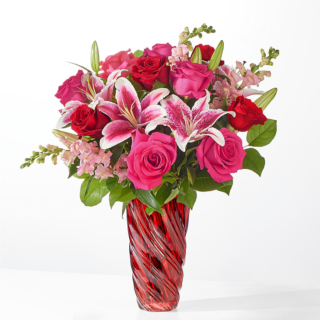 Always You Bouquet with Luxe Swirl Vase – CANDY'S CREATIONS, Hermitage MO