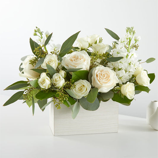 Fresh Linen Box Bouquet – CANDY'S CREATIONS, Hermitage MO