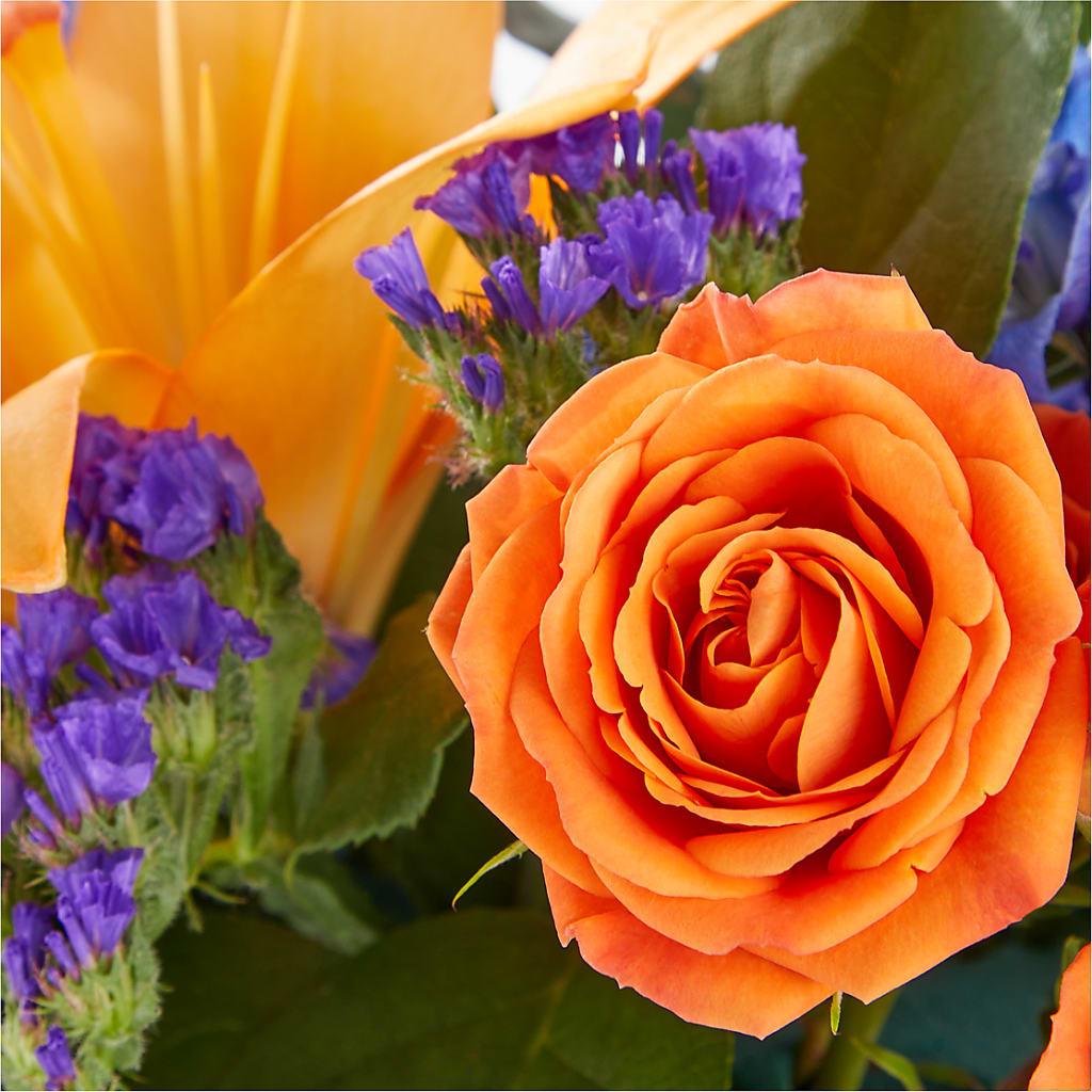 Radiant Citrus Box Bouquet – CANDY'S CREATIONS, Hermitage MO