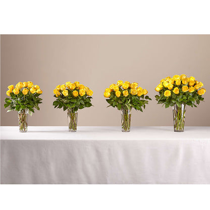 Long Stem Yellow Rose Bouquet – CANDY'S CREATIONS, Hermitage MO