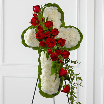 Floral Cross Easel – CANDY'S CREATIONS, Hermitage MO