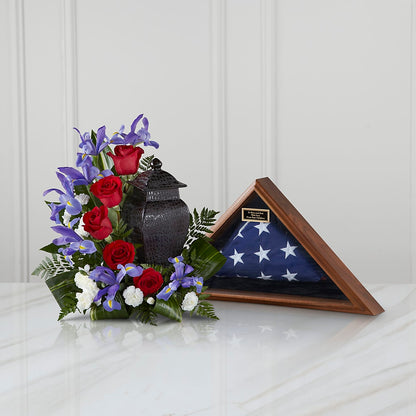 Patriotic Tribute Arrangement – CANDY'S CREATIONS, Hermitage MO