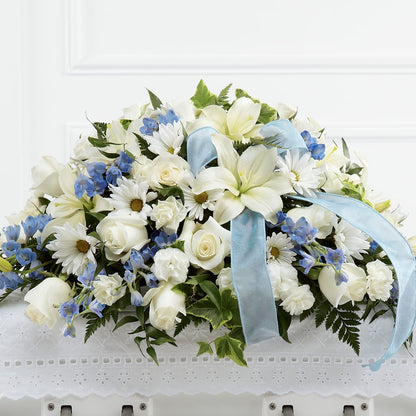 Tender Treasure Casket Spray – CANDY'S CREATIONS, Hermitage MO