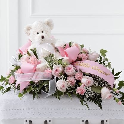 Touch of Sympathy Casket Spray – CANDY'S CREATIONS, Hermitage MO