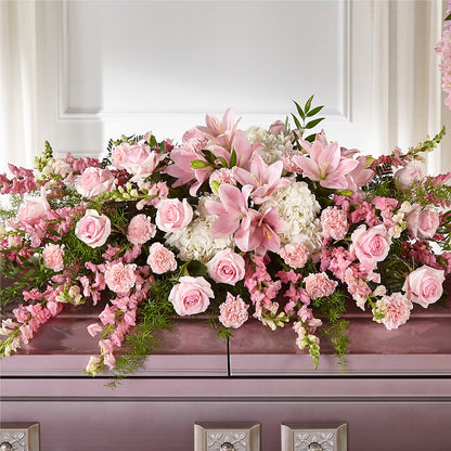 Life & Remembrance Casket Spray – CANDY'S CREATIONS, Hermitage MO