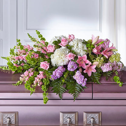 Life's Gratitude Casket Spray – CANDY'S CREATIONS, Hermitage MO