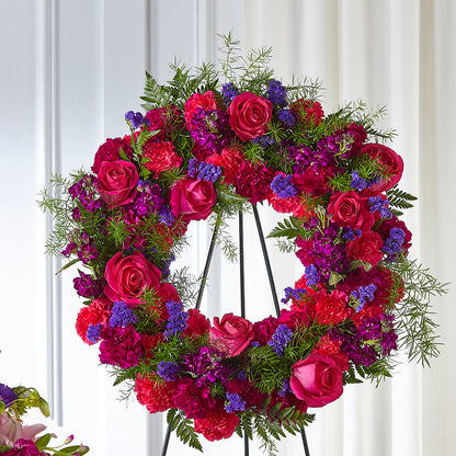 Calming Colors Wreath – CANDY'S CREATIONS, Hermitage MO