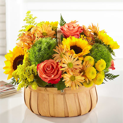 Harvest Sunflower Basket – CANDY'S CREATIONS, Hermitage MO