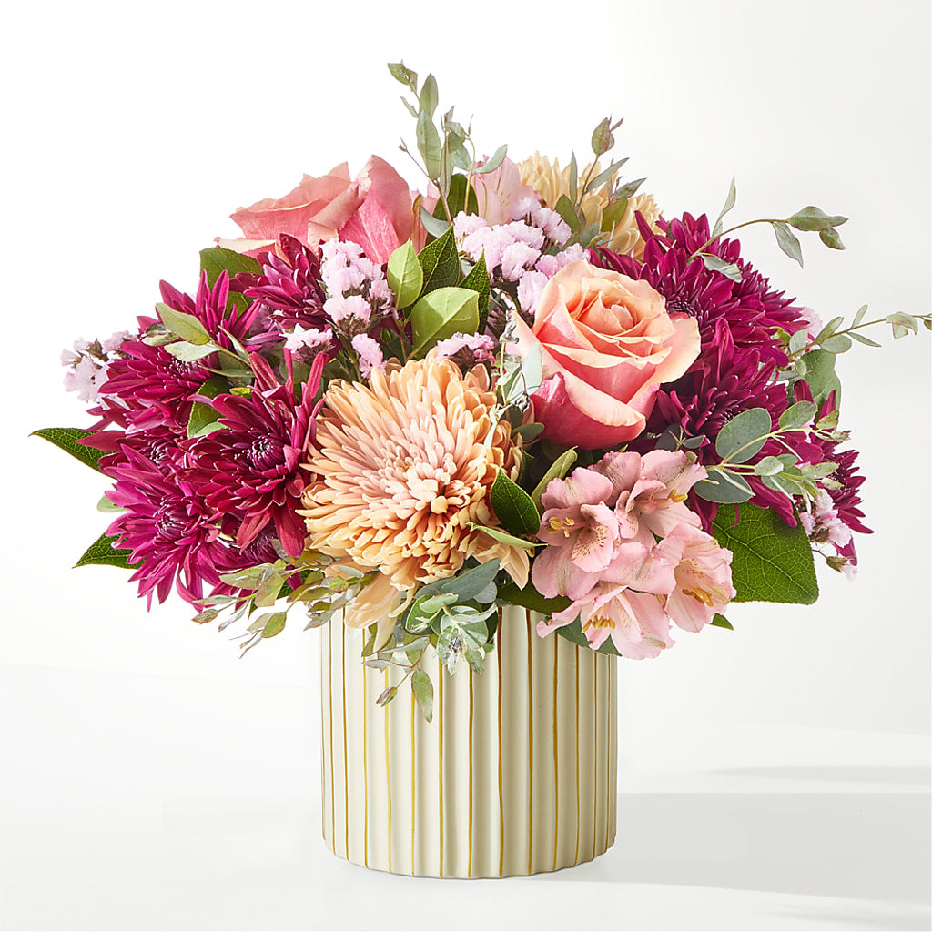 Berry Cobbler Bouquet with Ivory Vase – CANDY'S CREATIONS, Hermitage MO