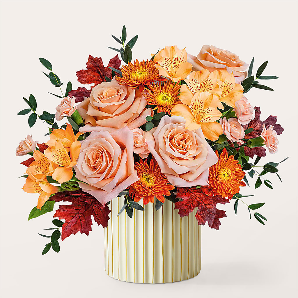 Spiced Latte Bouquet with Ivory Vase – CANDY'S CREATIONS, Hermitage MO