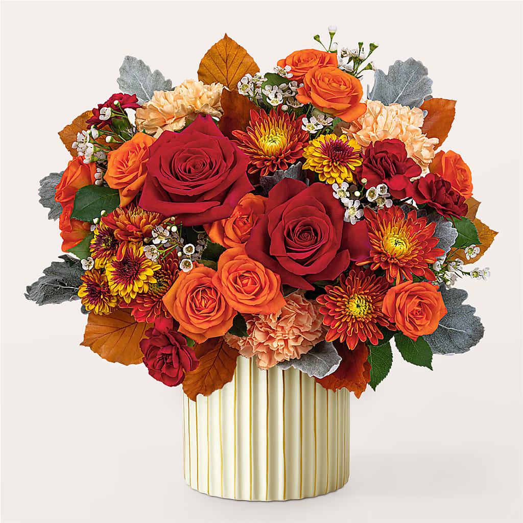 Merlot Bouquet with Ivory Vase – CANDY'S CREATIONS, Hermitage MO