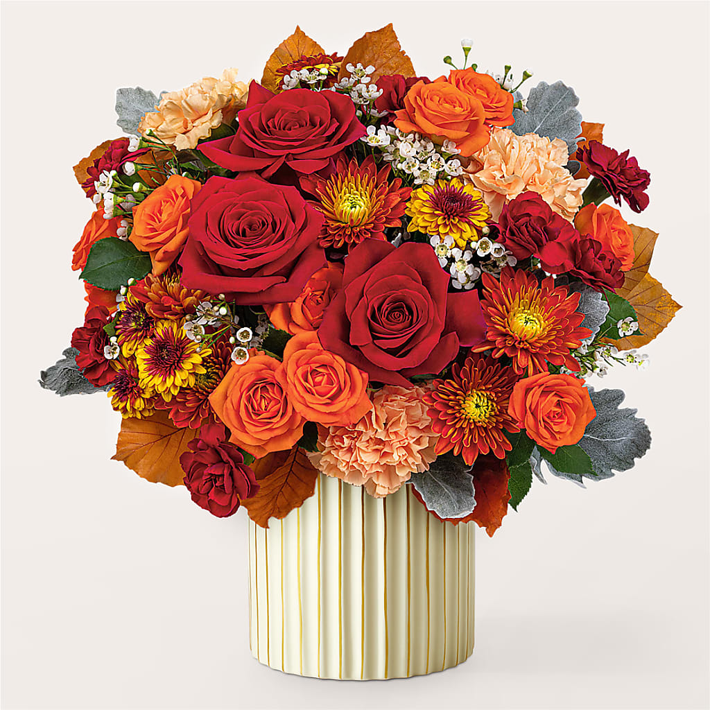 Merlot Bouquet with Ivory Vase – CANDY'S CREATIONS, Hermitage MO