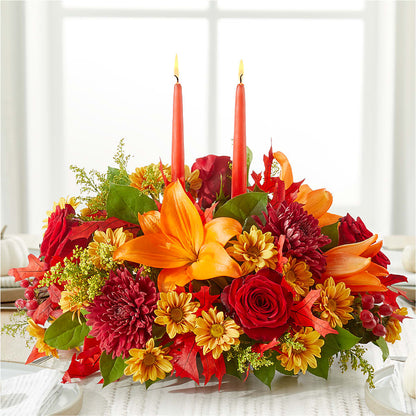 Autumn's Embrace Centerpiece – CANDY'S CREATIONS, Hermitage MO