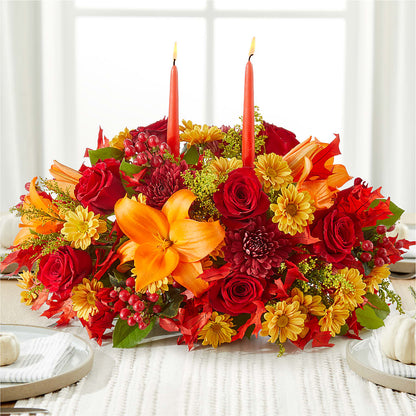 Autumn's Embrace Centerpiece – CANDY'S CREATIONS, Hermitage MO
