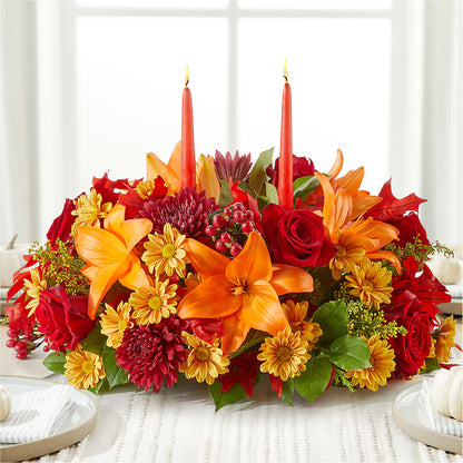 Autumn's Embrace Centerpiece – CANDY'S CREATIONS, Hermitage MO
