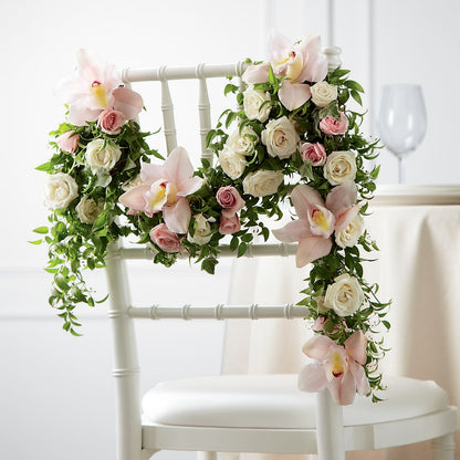 Orchid Rose Chair Décor – CANDY'S CREATIONS, Hermitage MO
