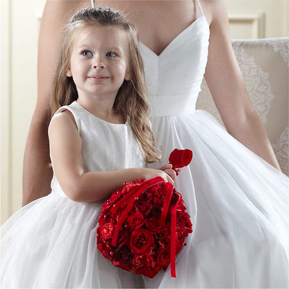 Pure at Heart Flower Girl Arrangement – CANDY'S CREATIONS, Hermitage MO